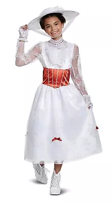 Mary Poppins Disney Classic Movie Fancy Dress Up Halloween Deluxe Child Costume • $71.95