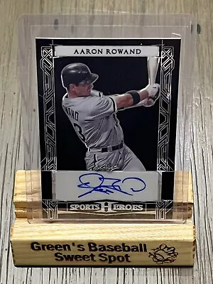 2024 Leaf Sports Heroes Aaron Rowand Auto 10/20 Chicago White Sox • $15