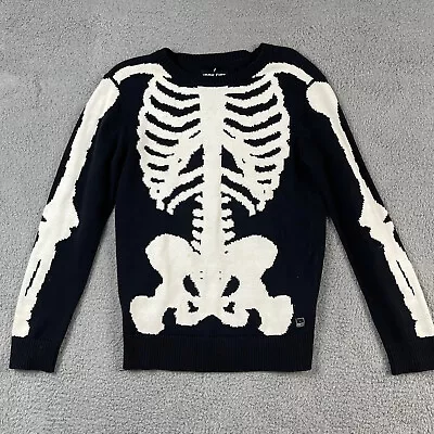 Misfits Iron Fist Fiend Club Sweater Womens Size Small I Want Your Skull Black • $21.25