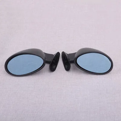 $54.77 • Buy 2x Vintage Style Classic Car Door Wing Side View Mirror Blue Glass Universal