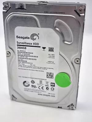 Genuine Seagate Hikvision Video 3TB SATA Surveillance Internal Hard Drive CCTV • £34.99