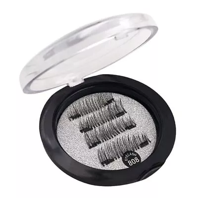 Makeup Tools 3D Faux Mink Magnet Lashes False Eyelashes Magnetic Eyelashes • £8.61