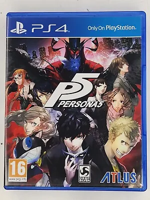 Persona 5 PlayStation 4 PS4 Very Good Condition  • $22.50