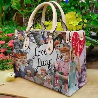 I Love Lucy Poster Cover Collection Leather Handbag Personalized Handbag • $29.99