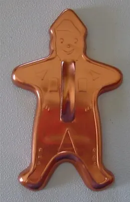 Vintage 6  Mirro Copper Aluminum Gingerbread Man Cookie Cutter With Handle • $10