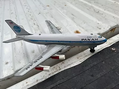 Vintage Jet Airplane Pan Am Battery Op TN TIN TOY Hong Kong 1970s • $15.50