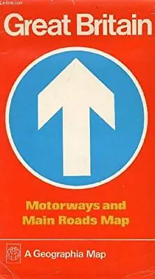 Motorways Map (Great Britain Map) By Geographia Ltd Sheet Map Book The Cheap • £3.50