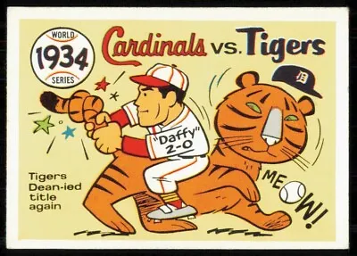 1970 Fleer World Series 1934 - Cardinals Vs. Tigers - Daffy Dean St. Louis • $6