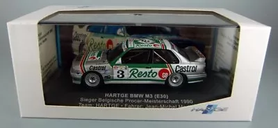 IXO 1/43 HARTGE 1990 BMW M3 E30 WINNER BELGIAN PROCAR CHAMPION Model Car • $79.95