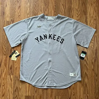 Men’s Nike Babe Ruth New York Yankees Cooperstown Collection Road Jersey Sz XL • $70