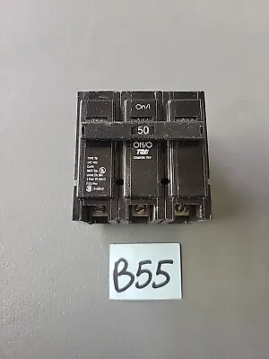 Thomas & Betts TB350 Circuit Breaker 50 Amp 3 Phase 240V  • $70