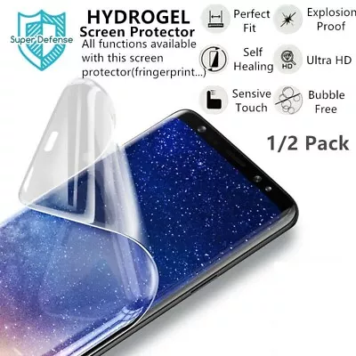 Hydrogel AQUA FLEX Screen Protector For Samsung Galaxy S10 S10e S9 S8+ Note 8 • $5.90