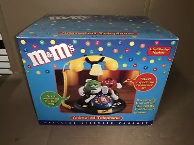 Large Vintage M & M’s Animated Telephone New In Box • $39.99