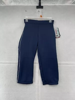 NEW Majestic Softball Pants Women's Small Navy Blue 3/4 Leg Ladies NWT • $14.95