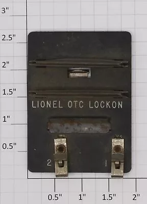 Lionel OTC-1 O Operating Car Track Contactor Lockon W/o Auxiliary Clip • $4