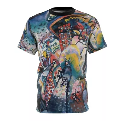 Moscow Cityscape Unisex T-shirt Wassily Kandinsky Expressionism • $39