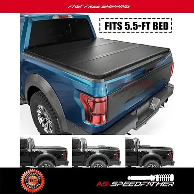 5.5ft Tonneau Cover Truck Bed For 2004-2020 Ford F-150 F150 Hard Tri-Fold • $266.55