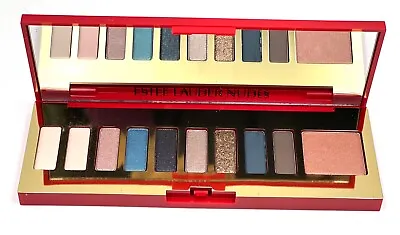 Estee Lauder Envy  Eyeshadow 9 Shades Palette + Blush Modern Mercury ~ Nudes • $10.90