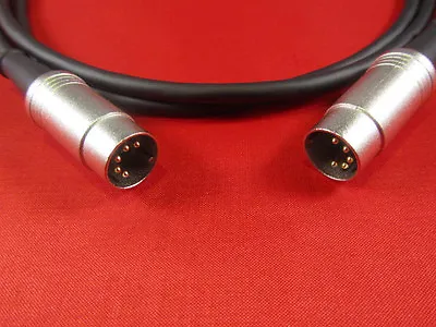 1 Ft Mogami 5 Pin  MIDI SYNCHRO Cable W/ Neutrik Gold Connectors. • $13.95