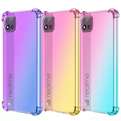 For OPPO A16S A17 A58 A78 A79 Case Luxruy Shockproof Aurora Gradient Clear Cover • $12.99