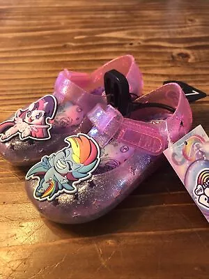 My Little Pony Girls Shoes Size 7 Pink And Silver. F1 • $9.99