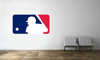 Major League Baseball MLB Logo Wall Decal Baseball Decor Mural Vinyl Sticker • $59.95