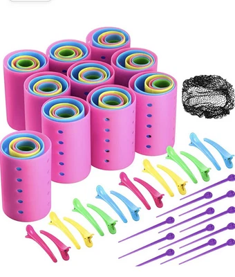 £23.17 • Buy 141 Pieces Magnetic Hair Rollers Set Include 60 Plastic Pins
