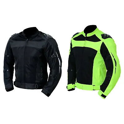 Mesh Motorcycle Jacket Riding Air Motorbike Jacket Biker CE Armored Breathable • $54.99