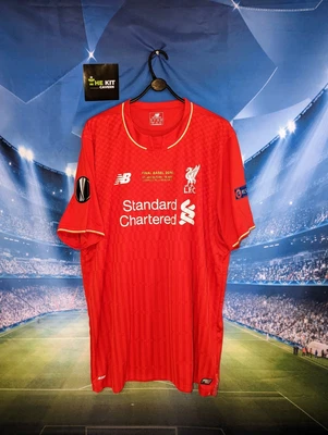 £49.99 • Buy 2015/16 - Mens 2XL - Liverpool Football Shirt - Europa League Cup Final Shirt 
