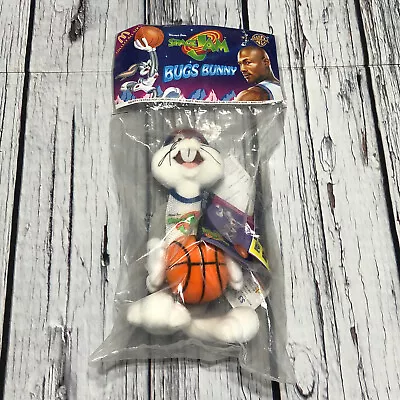 Vintage 1996 McDonalds Space Jam Bugs Bunny Plush Toy WB MJ New Sealed Vtg Rare • $10.26