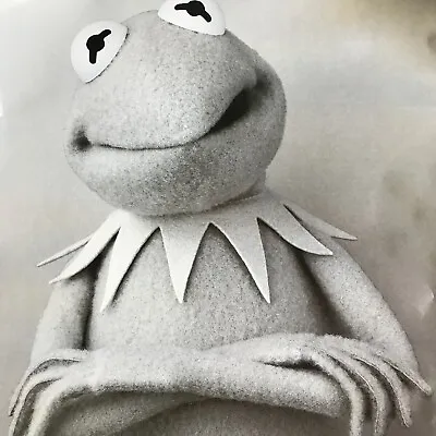 Vintage 90s Poster Kermit The Frog Calvin Klein Under Where Black And White • $20.09