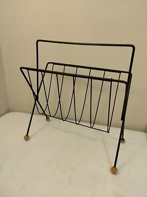 Vintage MCM Mid Century Modern Magazine/Newspaper Rack/Stand • $40