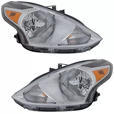 Headlight Set For 2015-2019 Nissan Versa Left And Right Headlamp 2Pc Pair • $186.28