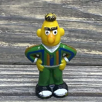 Vintage Muppets Sesame Street Plastic Bert Green Pants Striped Shirt 2” • $12.50