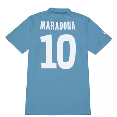Napoli - Camisa Shirt Replica Maradona  Jersey Retro 1987 Check Size Chart • $26.99