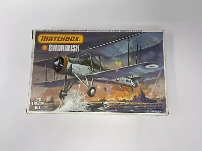 Matchbox PK-112 Fairey Swordfish Mk 1/3 1:72 Scale Model Airplane Kit • £9.99