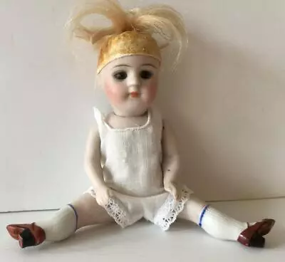 Antique KESTNER Small 5 1/2 “ Mignonette DOLL 208 All Bisque Swivel Head  As Is • $289