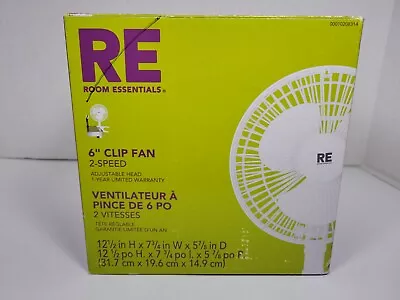 6  Clip Fan RE Room Essentials NIB • $14.99