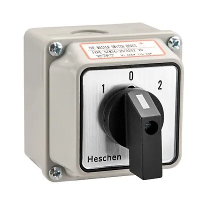£16.26 • Buy Universal Rotary Cam Selector Changeover Switch SZW26-20/D202.2D Heschen