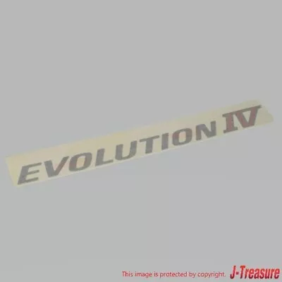 MITSUBISHI LANCER EVOLUTION 4 CN9A Genuine Rear Side  EVOLUTION IV  Decal OEM • $59.34