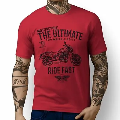 JL Ultimate Illustration For A Kawasaki Vulcan S Cafe Motorbike Fan T-shirt • £19.99