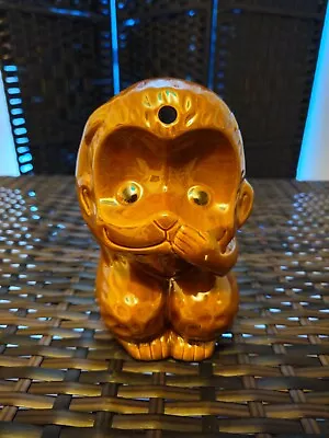 Vintage Ceramic Monkey Tiki Mug - Speak No Evil - DW134-T • $0.99