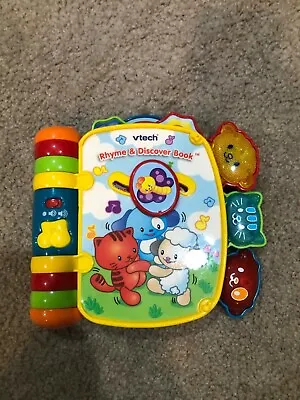 $22.50 • Buy VTech Baby Book Rhyme And Discover Toddler Toy Musical Learning Infant Kids