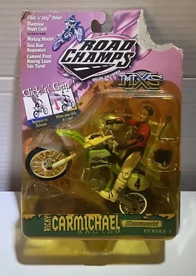 Ricky Carmichael GOAT RARE Road Champs MXS Moto X Dirt Bike Toy Motocross KX250 • $82