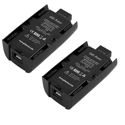 2PCS For Parrot Bebop2 RC Drone Spare Battery 3100mAh 11.1V Lipo Upgrade Battery • $115.31