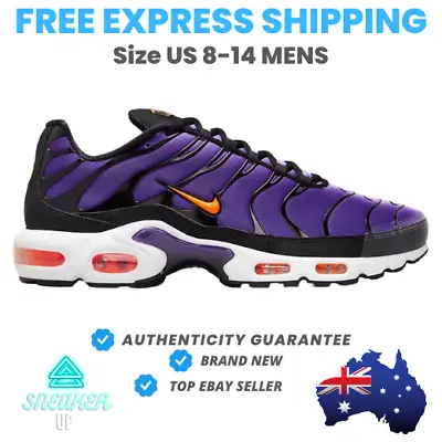 Nike Air Max Plus TN Purple Voltage Black Size US8-14 Mens Sneaker Brand New • $365