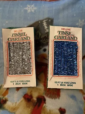 F.C. Young & Co. Inc Never Been Used 2 Original Box Vintage Tinsel Garland • $14