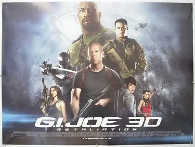 G.I. JOE - RETALIATION (2013) Original Cinema Quad Movie Poster - Dwayne Johnson • $12.14