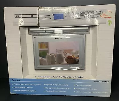 Venturer 7” LCD TV DVD Combo Kitchen Under Cabinet Mounted KLV39073E Radio • $99