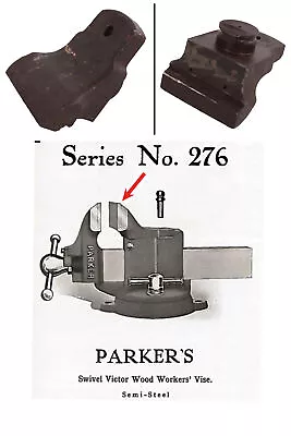 Orig. Swivel Clamping Fitting For Chas. Parker No. 276 Vise 5  Jaws-mjdtoolparts • $84.50